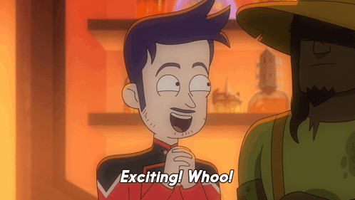 Gif about being excited