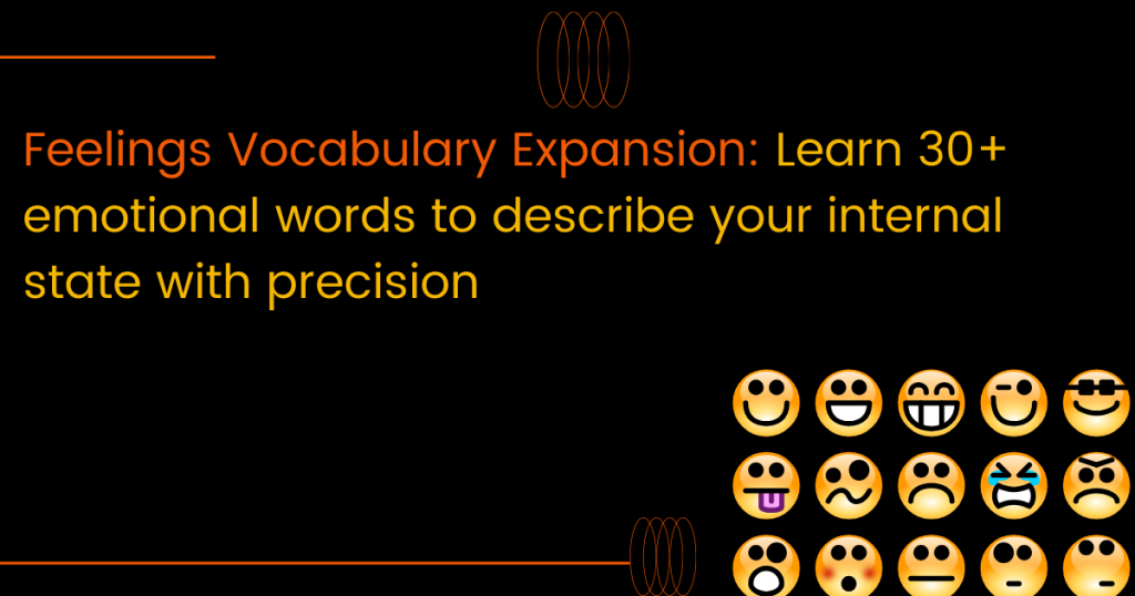 learning new emotional words