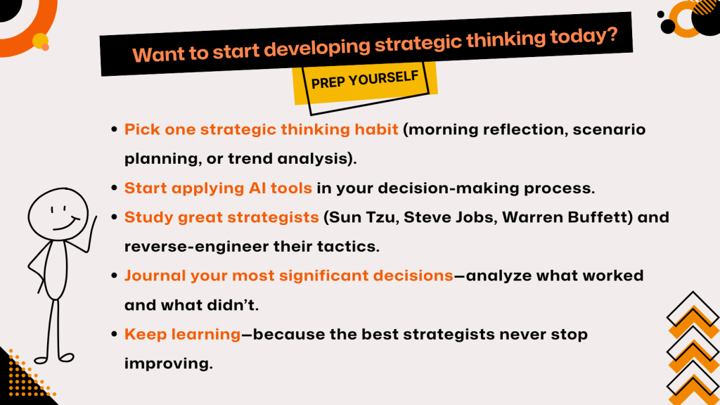developing strategic thinking skills plan.