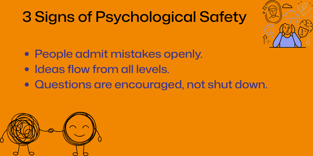 signs of psychological safety