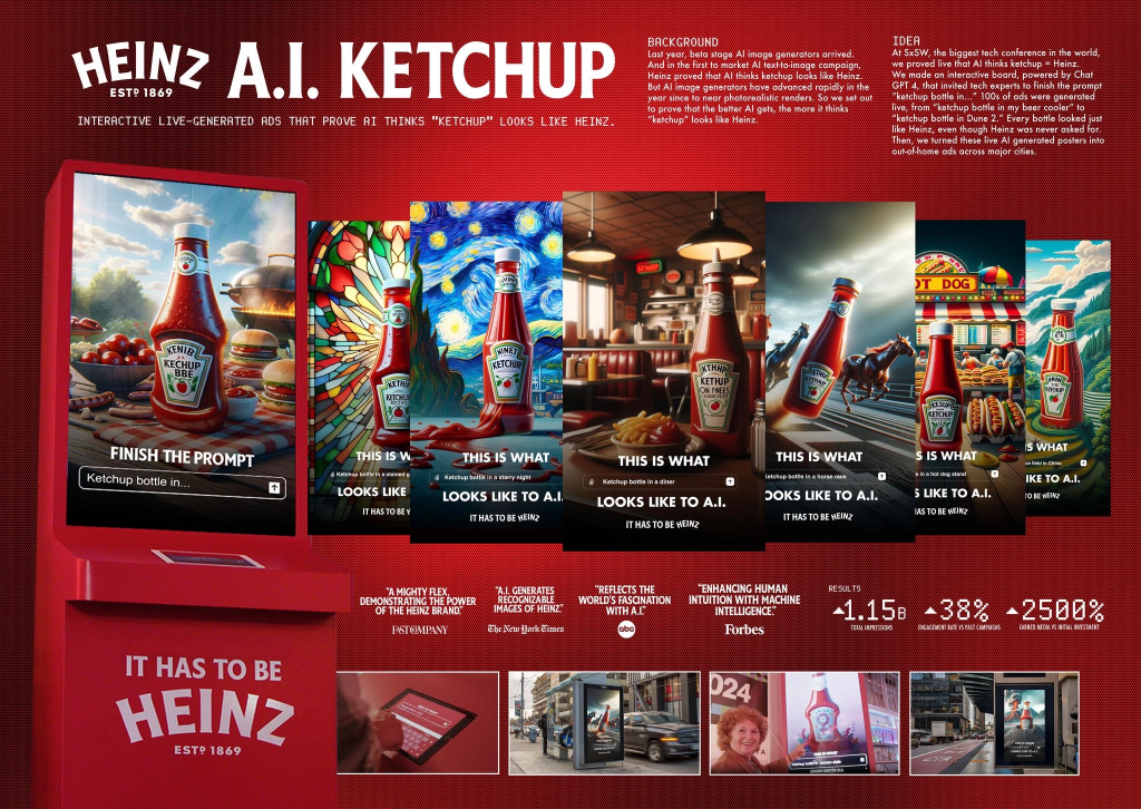 image about heinz AI ketchup bottle