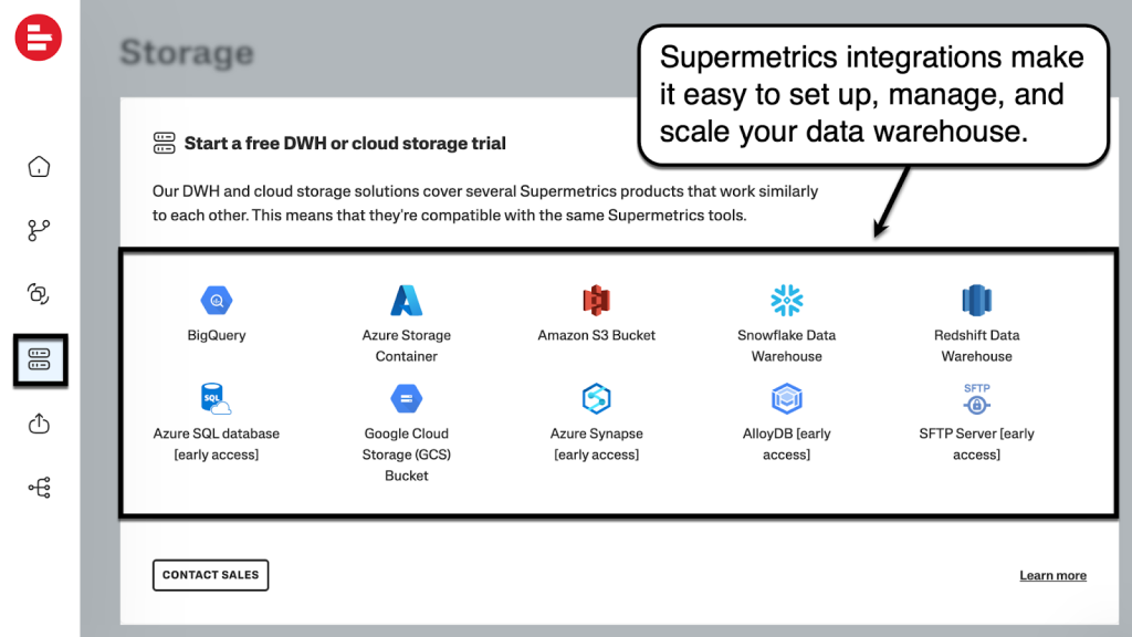 dashboard of supermetrics